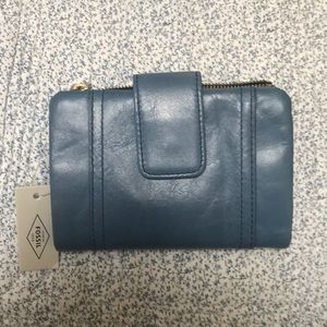 Fossil NWT leather trifold wallet